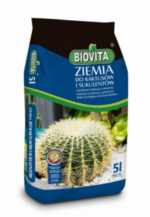 BIOVITA Ziemia do kaktusów i sukulentów 5L
